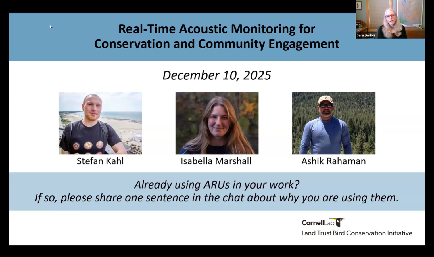 Real-Time Acoustic Monitoring for Conservation and Community Engagement